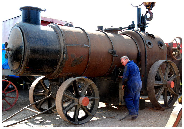 The Dockyard Boiler recently arrived at Preston, for CERVIA