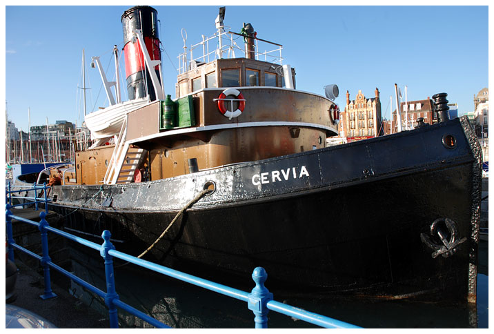 The Dockyard Boiler recently arrived at Preston, for CERVIA